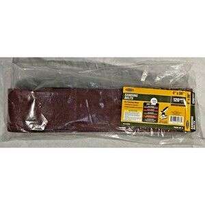 NEW Pack of 5 Warrior Wood Sanding Belts Item #69936 - I4 x36" - 120 Grit Fine